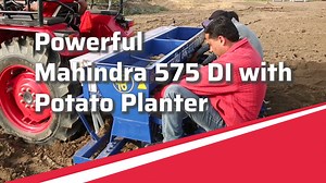 Potato planting has its distinctive requirements and the Mahindra Yuvo with the Potato Planter is designed to meet them with ease and efficiency. Its high-tech hydraulic system facilitates the planting to be done at an even distance. The planter’s large capacity allows for planting of 4 rows simultaneously, thereby saving time. Watch it in action. #MahindraTractorsInAction | Mahindra Farm Equipment | Facebook