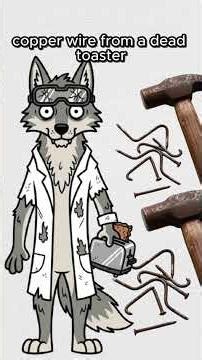 How to Get Electricity from Vinegar in a Post-Apocalyptic World #shorts #science