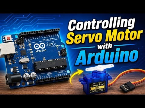 Controlling Servo Motor With Arduino #arduino #servomotor #creation #diy