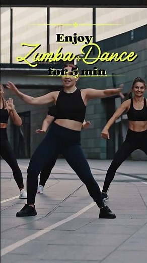 5-Min Zumba Dance for Fast Weight Loss! 💃 Burn Fat & Have Fun | i be my own
