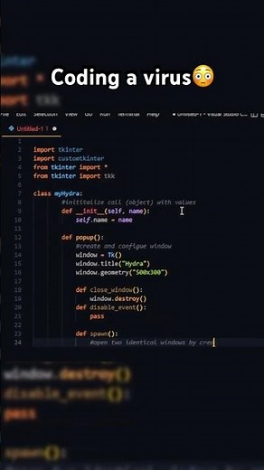 Coding a virus??🤨 #python #softwareengineer #computerscience #java #tech #coding #programming