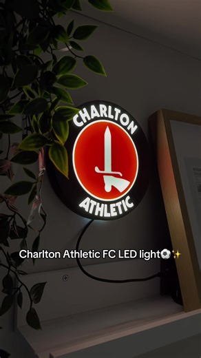 Charlton Athletic FC LED Light Showcase