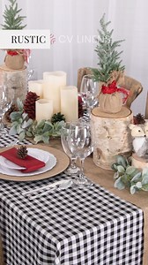 Dreaming of a cozy, rustic Christmas table? 🎄✨ This holiday setup blends natural textures, classic patterns, and festive details for a look that feels warm, inviting, and perfect for gathering with loved ones. 🤍 Style your own rustic holiday table with our Christmas Collection 👉 https://www.cvlinens.com/collections/christmas-products #cvlinens #StyledByCVLinens #rusticchristmas #christmastablescape #christmasdecor #holidayhosting #tablescapegoals #eventinspiration #tablescapeideas #reels #ins