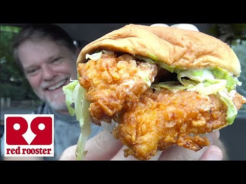 Red Rooster Spicy Triple Burger