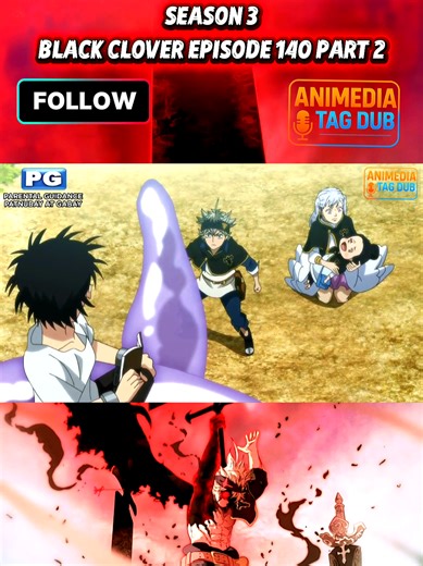 black clover episode 140 part 2 Tagalog dub #blackcloveredit #blackcloveranime #blackclovertagalog #fyp #blackbullsedit