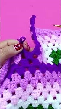 13 How to crochet Square or color sample No. 67 for quilts and pillows step by step