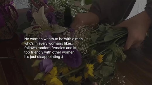 No girl wants a guy who's everywhere, follows random females and is too friendly. It's just disappointing. | Sab'r