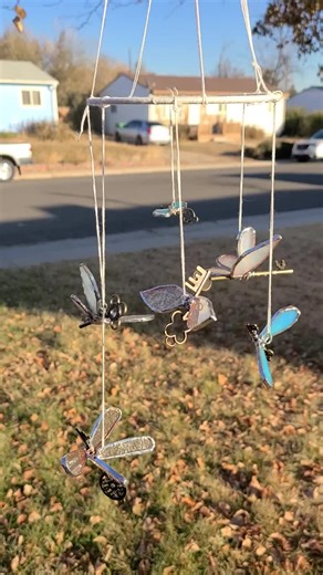 Stained glass flying keys - HP style #harrypotter #artistsoftiktok #stainedglass #bringonthemagic #flyingkeys rosecoloredcreation.square.site