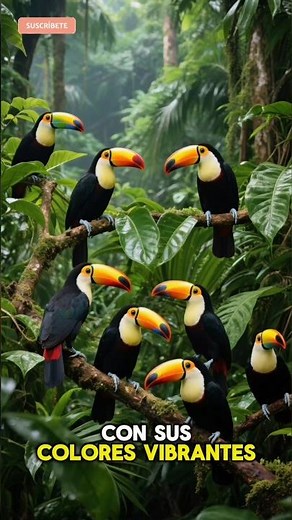 Colorful-beaked toucan, symbol of the rainforest and vital to the balance of the forest. 🦜🌿