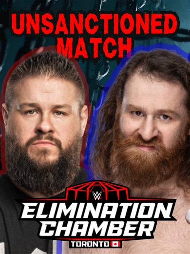 Kevin Owens vs Sami Zayn Unsanctioned Match Elimination Chamber 2025 #wwetiktok #wweenespañol #wwememes #samizayn #kevinowens