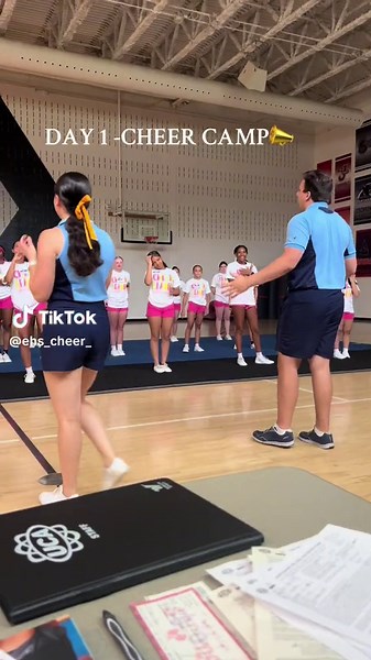 Day 1 Of Cheer Camp COMPLETE ✅ Hours of practice and HARD work make the best CHEER LEADERS🐾💛 #videoviral #relatable #foryou #trending #foryoupage #reels #cheercamp #ucacamp #panthers #Eisenhower #dayinthelife #cheer
