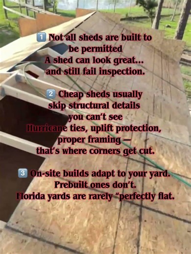 Buying a shed in Florida? Watch this first.