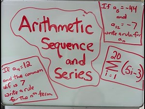 Arithmetic Sequence and Series: Formulas and Example Problems