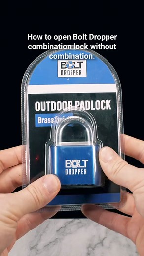 How to open Bolt Dropper combination lock without the combination #lockpicking #security #asmrvideo | Mcnally
