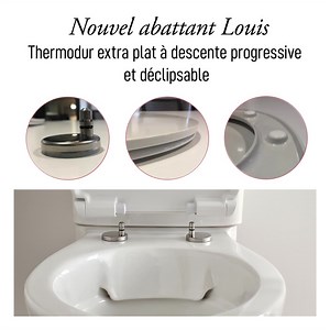 Focus sur... notre pack WC Sans Bride Louis ! Découvrez la cuvette Louis, avec son nouveau réservoir pour une intégration plus harmonieuse et son abattant extra plat à descente progressive et déclipsable. #jacobdelafonmaroc #jacobdelafon | Jacob Delafon Maroc