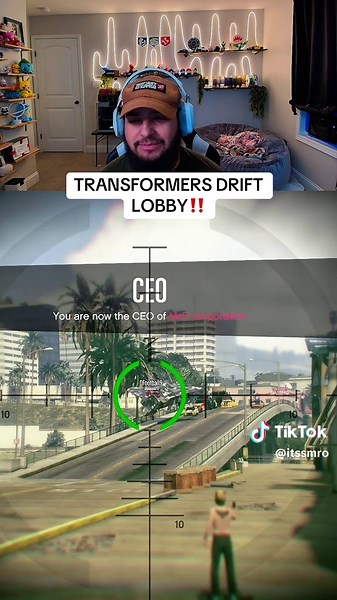 Drifting in Transformers Drift Lobby in GTA Online