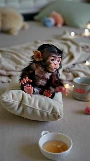 Cutest Baby Chimpanzee 😍