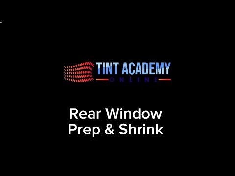The SECRET to Perfect Rear Window Tinting: Setup & Shrinking Explained!