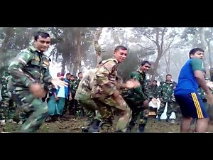 BD Army dance, Army Soldier amazing dance performance in winter season exercise