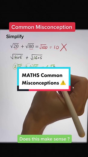 Simplify Surds in Maths: Common Misconception Explained