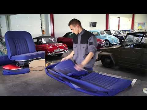 Atelier Sellerie, restauration sièges auto chez Classic Auto Restor
