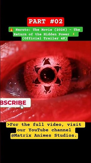 🔥 Naruto: The Movie (2026) – The Return of the Hidden Power ⚡ (Official Trailer 4K) #narutopart02