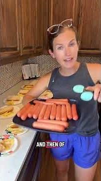11 Hungry Kiddos & a Whole Lot of Hot Dogs! 🌭#SummerCrew, #SummerFun, #HotDogLunch, #HungryKids,