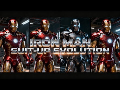 All Iron Man Suit Up Scenes 4K IMAX (2008 - 2019)