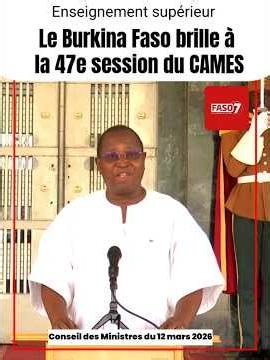 Burkina Faso shines at the 47th CAMES session