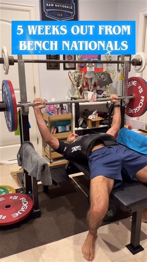 5 weeks out from Powerlifting America Bench Press Nationals so it’s time to get back in the shirt! Solid first training session back in the shirt at this new, lower bodyweight. Got some things to work on so we can build up the weigh over these next few weeks. | Powerlifting Coaching LLC