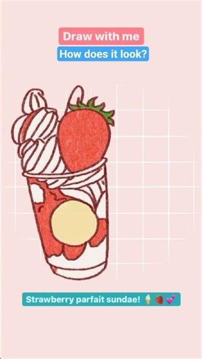 Kawaii Character Drawing Reveal ✨ #animationart #shorts