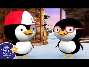 5 Little Penguins | Cars, Trucks & Vehicles Cartoon | Moonbug Kids