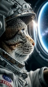 Interstellar Meow: Lost in Space 🚀🌌 | インターステラー：宇宙の旅猫 | 星際效應：迷失太空的喵星人 #SciFi #shorts