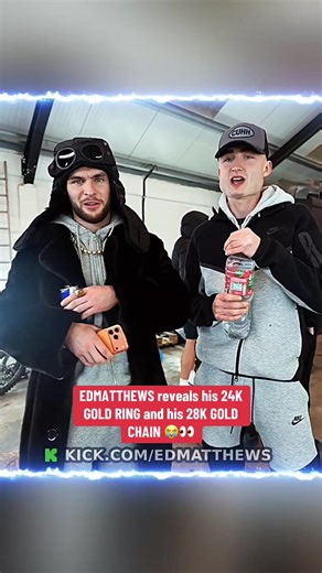 EDMATTHEWS Shows Off Stunning 24K Gold Ring & Chain