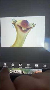 Editing Sid the sloth from ice age #iceage #music #fun