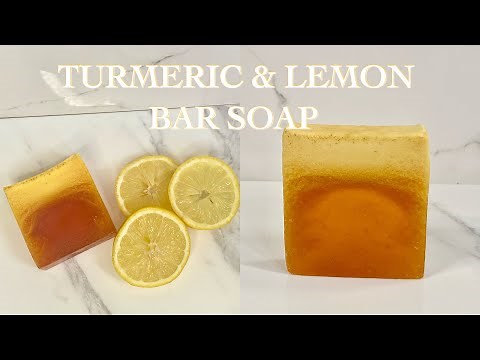 TURMERIC & LEMON SOAP TUTORIAL | MELT AND POUR SOAP MAKING| ENTREPRENEURSHIP SERIES |SMALL BUSINESS