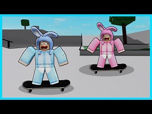 MIPAN & ZUZUZU Belajar Naik Skateboard Dan Balapan! ROBLOX