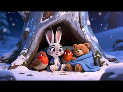 Hush Little Snowflake | Christmas Nursery Rhymes & Kids Songs | Gentle Holiday Lullaby