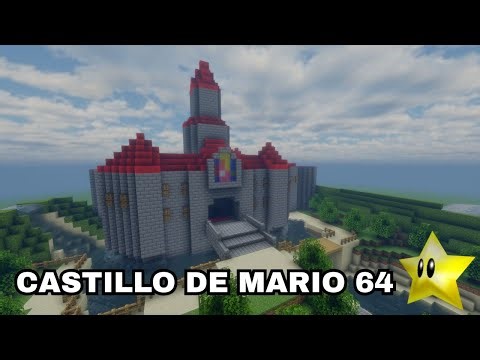 Construí el Castillo de Mario 64 en Minecraft