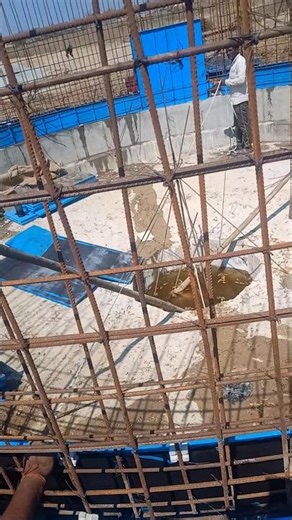 OHT shaft wall starter shuttering work #viral #construction #heavycivil #dam #siteengineer #reels