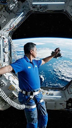 Astronauts float? 🤔 They're actually falling! 🚀