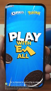 Grab the new Oreo Pokémon pack, scan and collect all 16 Pokémon for a chance to win a trip to Japan! #PlayWithOreoPokémon | OREO