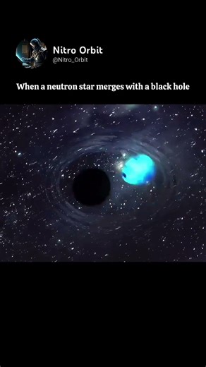 When a neutron star merges with a black hole 💀