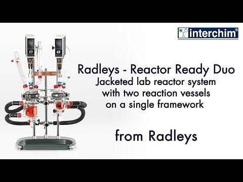 Radleys - Reactor Ready Duo, jacketed lab reactor system with reaction vessels on a single framework