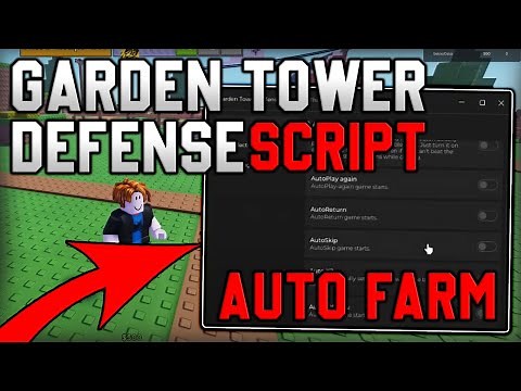 [✨NEW] Garden Tower Defense Script Auto Farm, Auto Upgrade & Place [Roblox 2025]