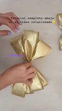 Lazo navideño GRANDE fácil de hacer. DIY.