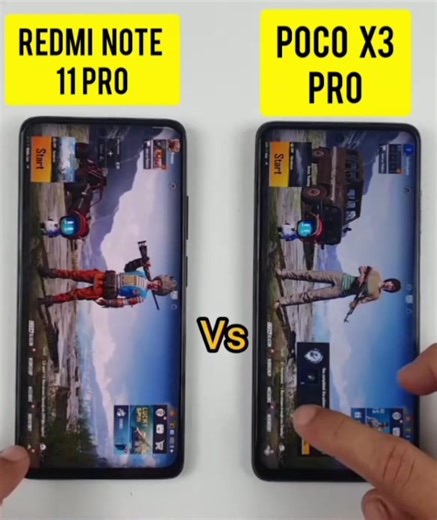 poco x3 pro vs redmi note 11 pro pubg test #pubgmobile #pubg #pubglover #redminote11pro #pocox3pro