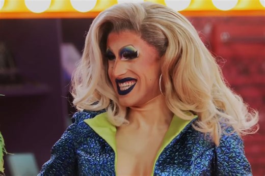 Watch 'Drag Race' queen Amanda Tori Meating cut up infamous breastplate