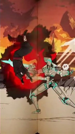 Ninja vs. Robot: The Ultimate Showdown #shorts