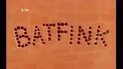 Batfink The 1966 animated television series inspired by Batman and The Green Hornet Produced at Hal Seeger Studios, in New York City, and at Bill Ackerman Productions in Midland Park, New Jersey the show had 100-episode run. Syndicated by Screen Gems and continued to air on local stations throughout the 1980s in the United States. The series was very popular in the UK, becoming a cult series like the later DangerMouse, and from 1967 onwards was shown at least once every year on UK terrestrial te